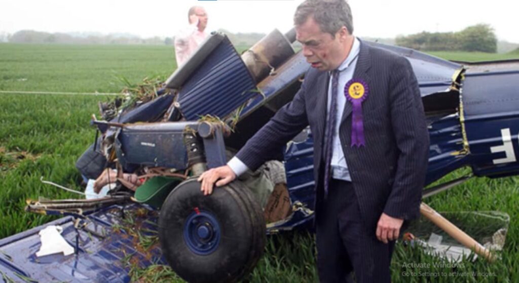 Nigel Farage Plane Crash