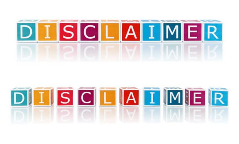 Disclaimer